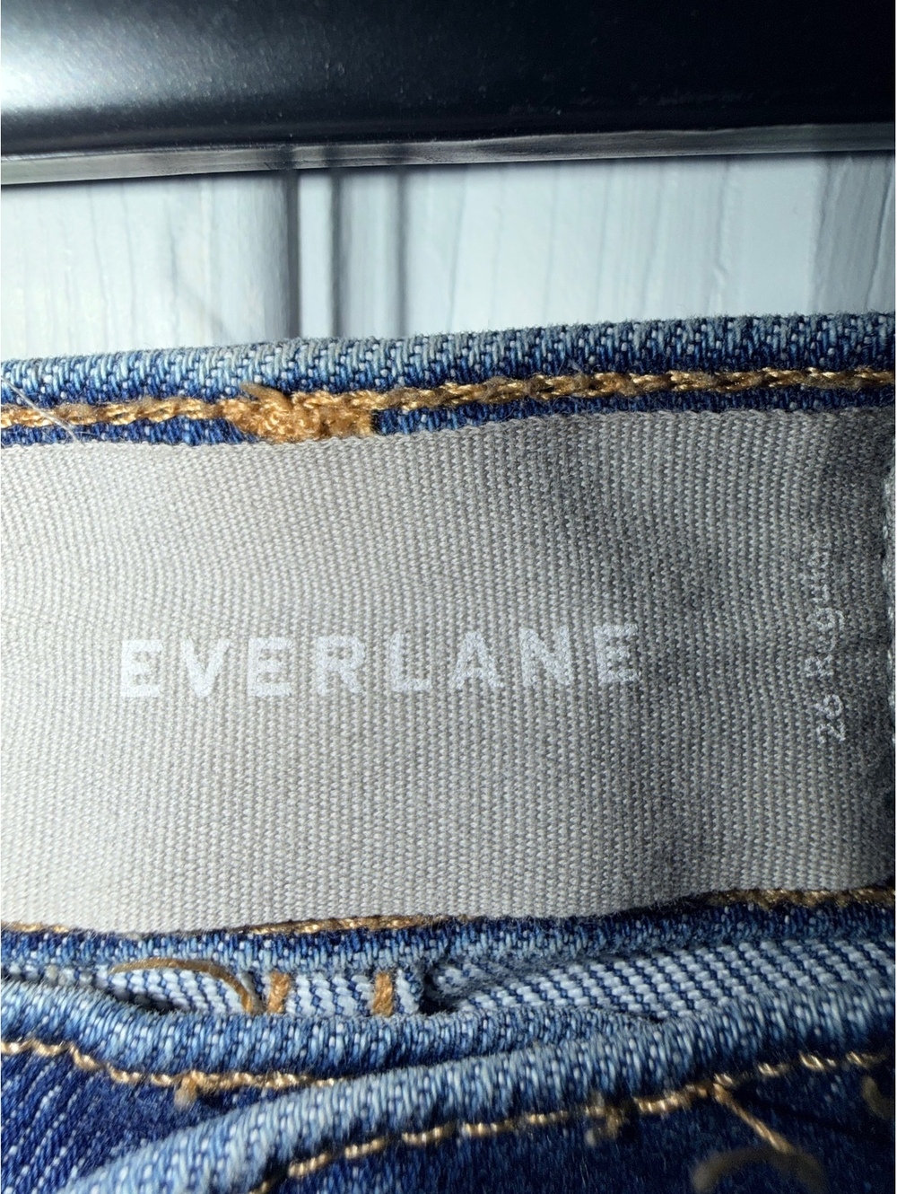Everlane High-Rise Skinny Blue Jeans
